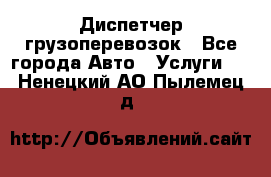 Диспетчер грузоперевозок - Все города Авто » Услуги   . Ненецкий АО,Пылемец д.